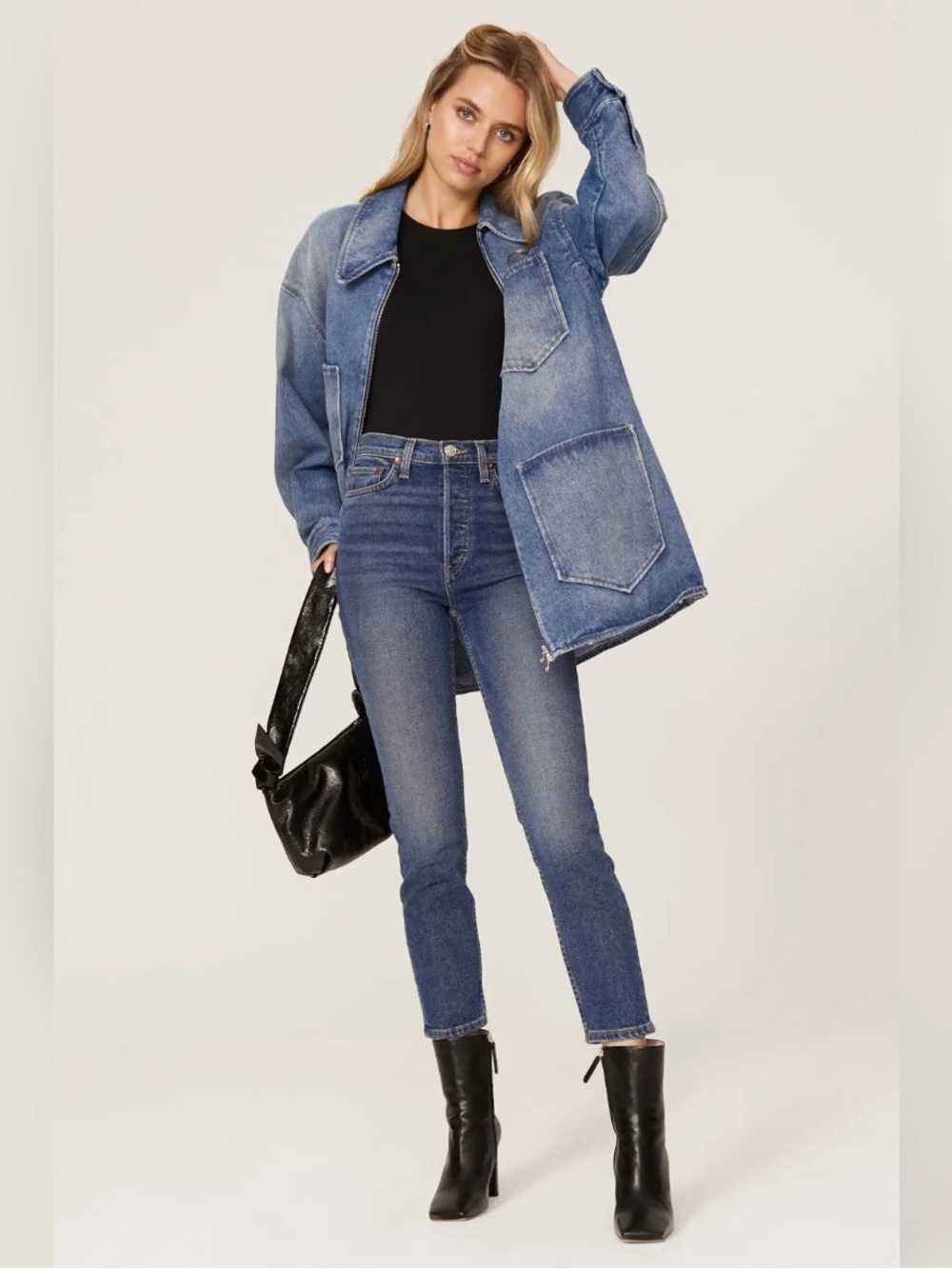 Re/Done 90s High Rise Ankle Crop